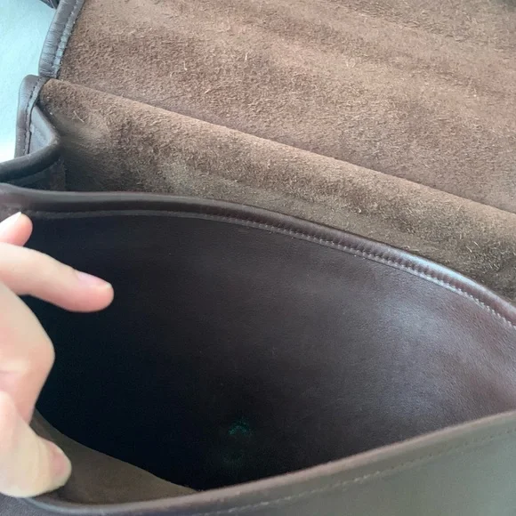 Coach Dark Brown Leather Bag - Picture 5 of 5